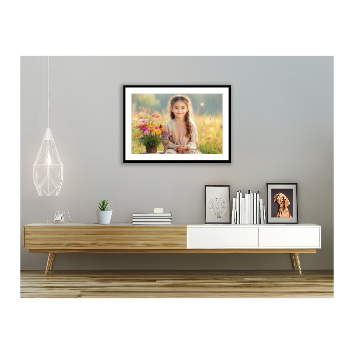 White Bordered Print