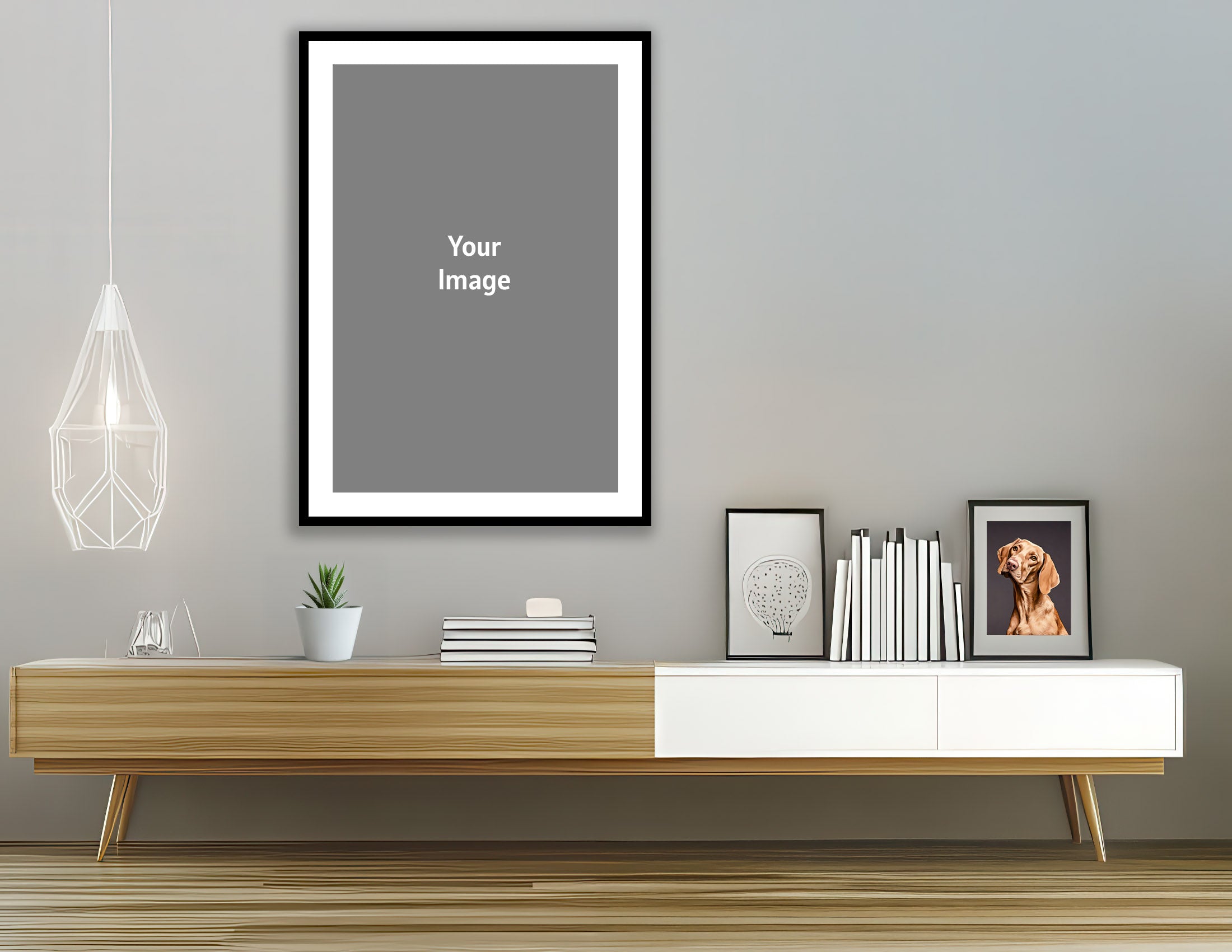 Framed Fine Art Print – Black Wood Frame