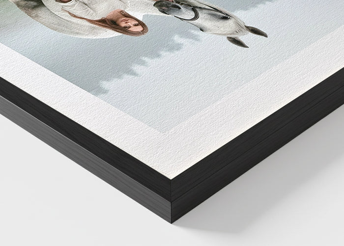 FRAMED PRINTS — HANDCRAFTED IN STUDIO · READY TO HANG