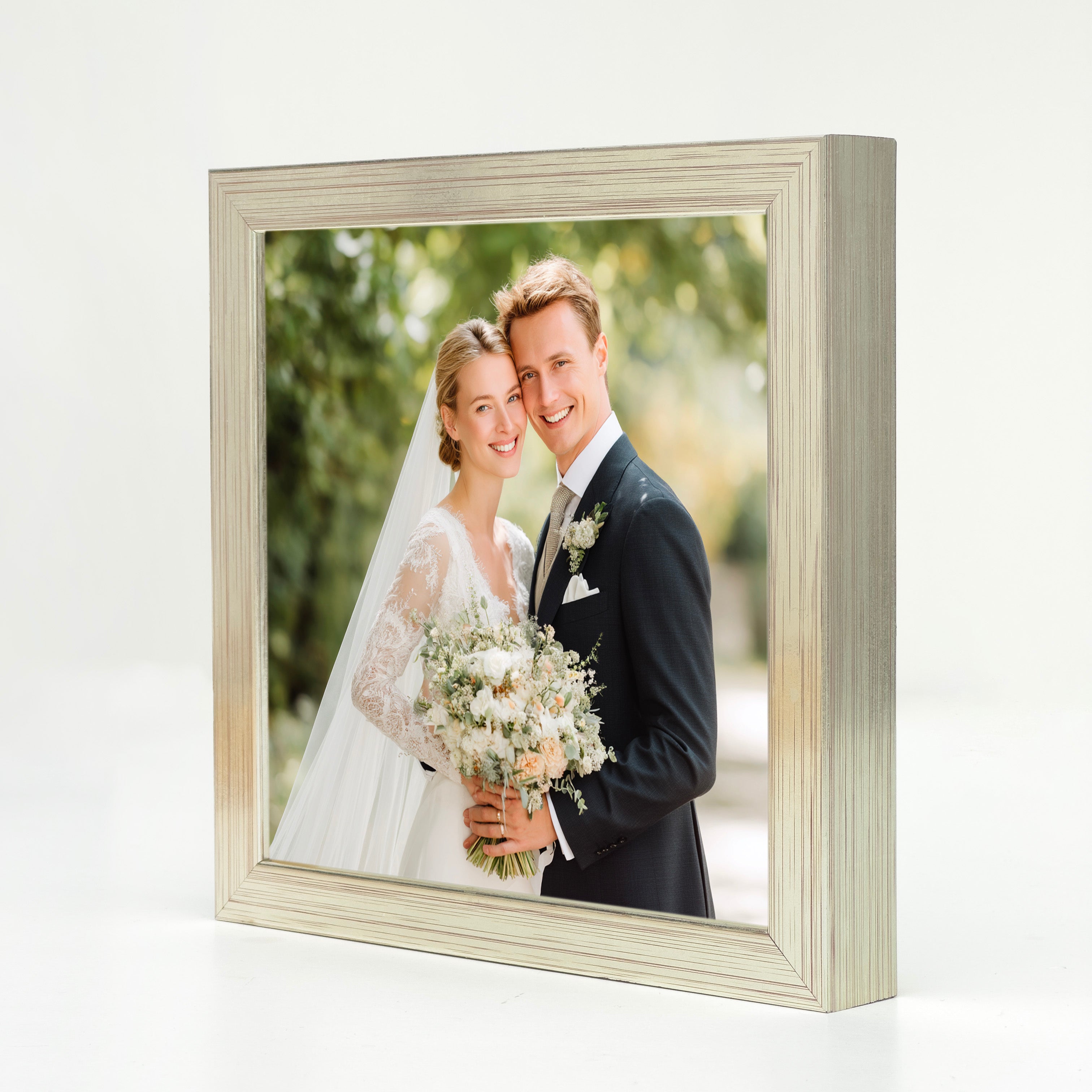 FSC Certified Wooden Desk Frames – Personalised Gifts in 5 Natural Colours