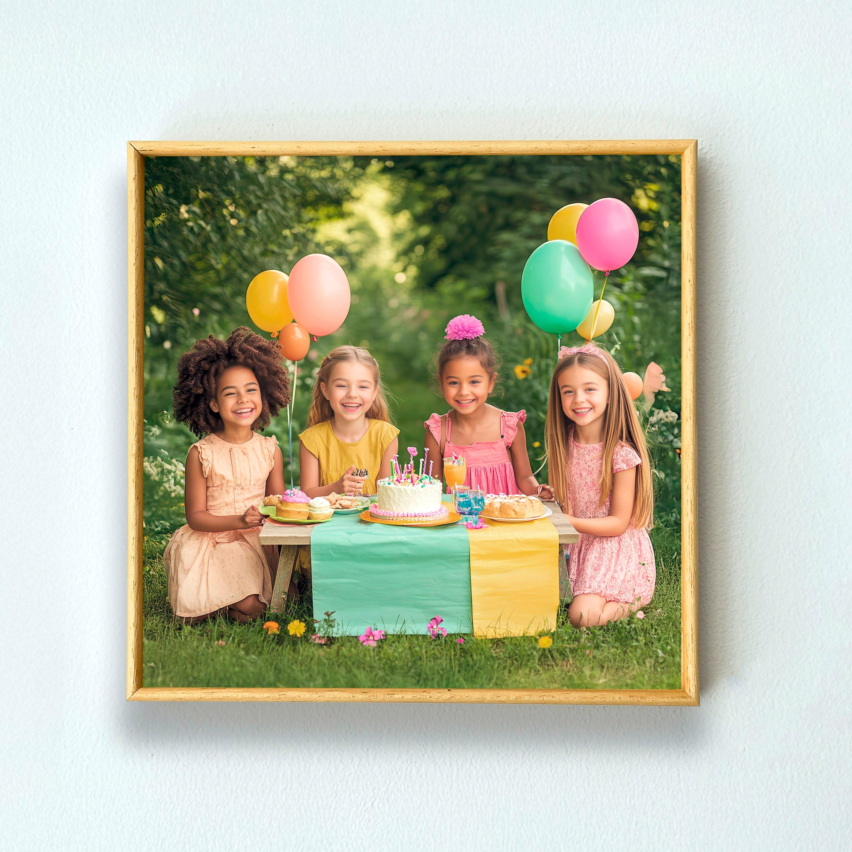 Desk Wood Artbox Frame