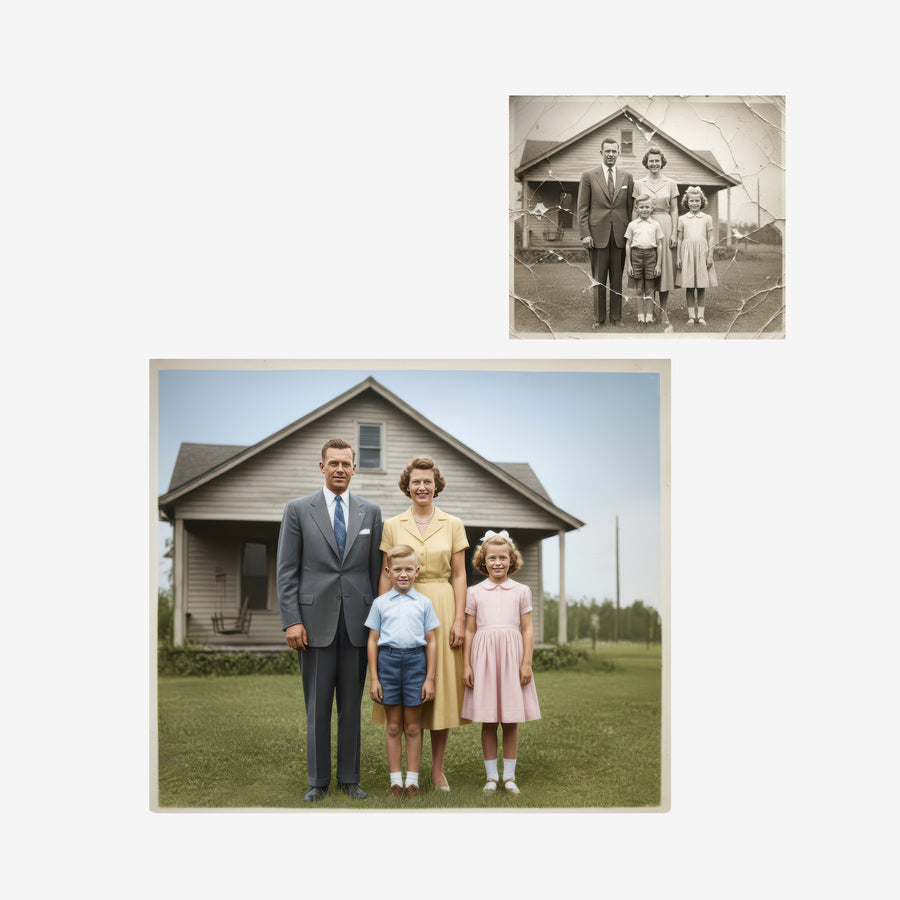 Bring old photos back to life.