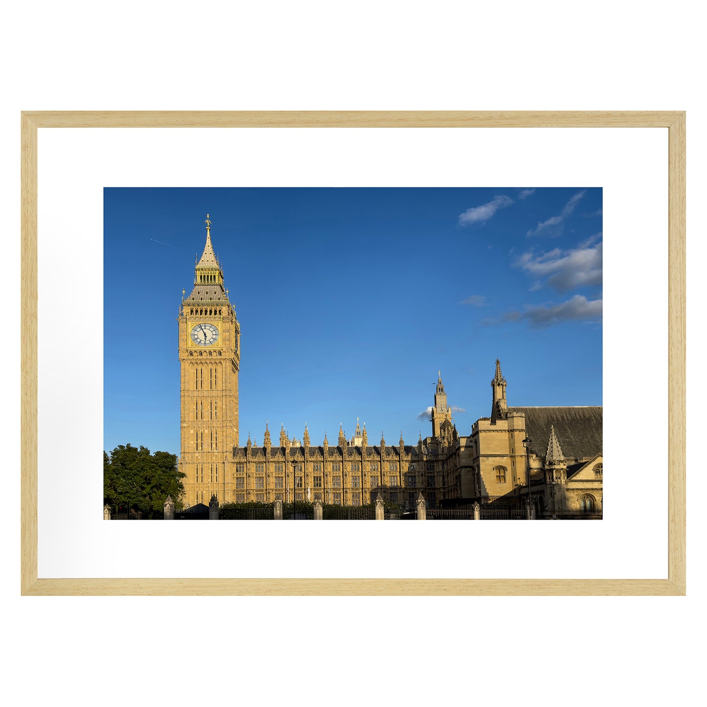 Framed Fine Art Print – Oak Wood Frame