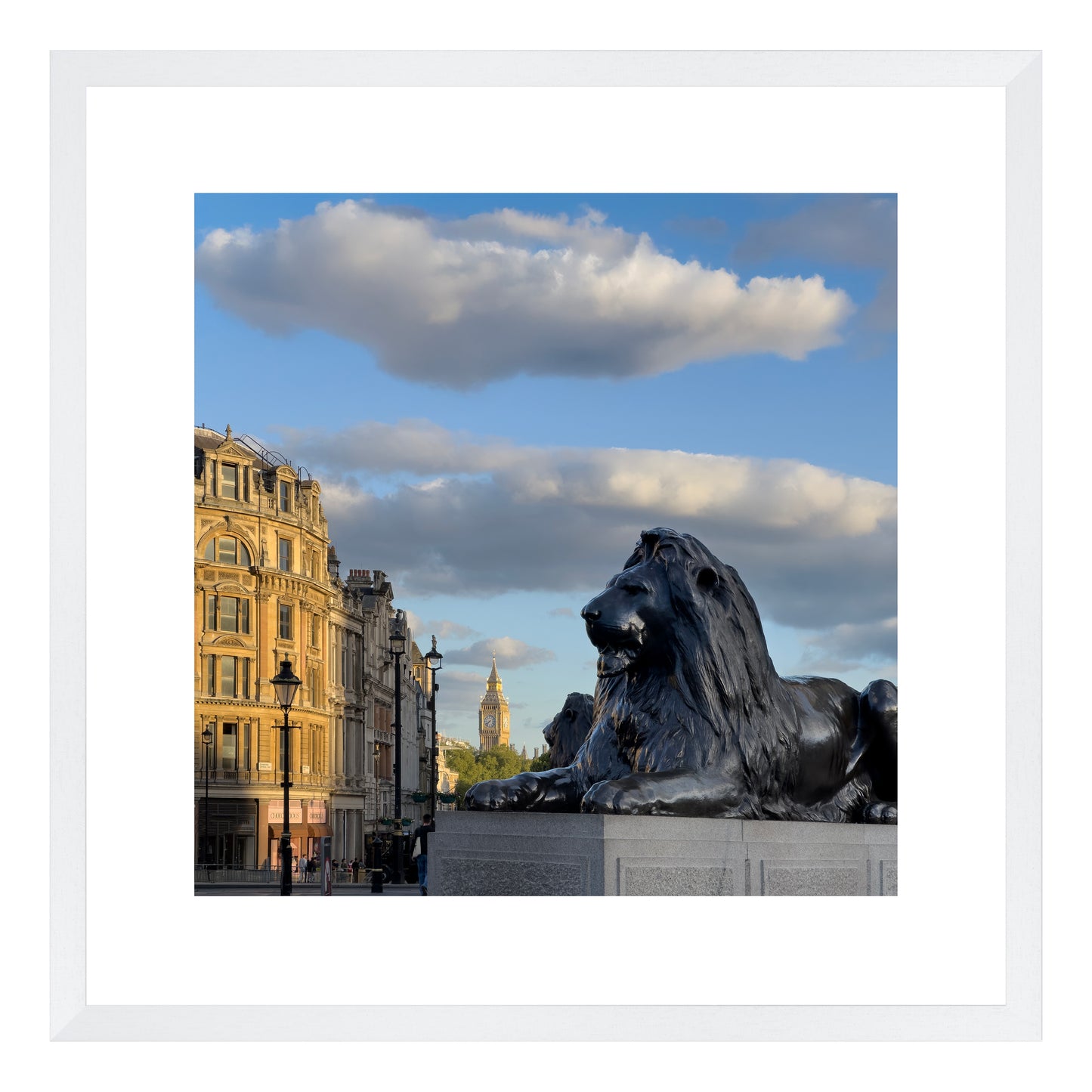 Framed Fine Art Print – White Wood Frame