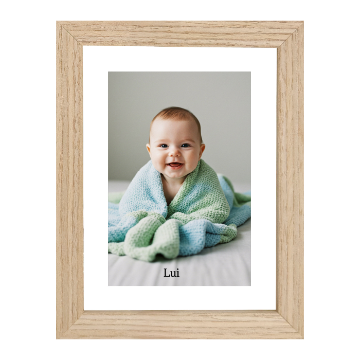 FSC Certified Wooden Desk Frames – Personalised Gifts in 5 Natural Colours