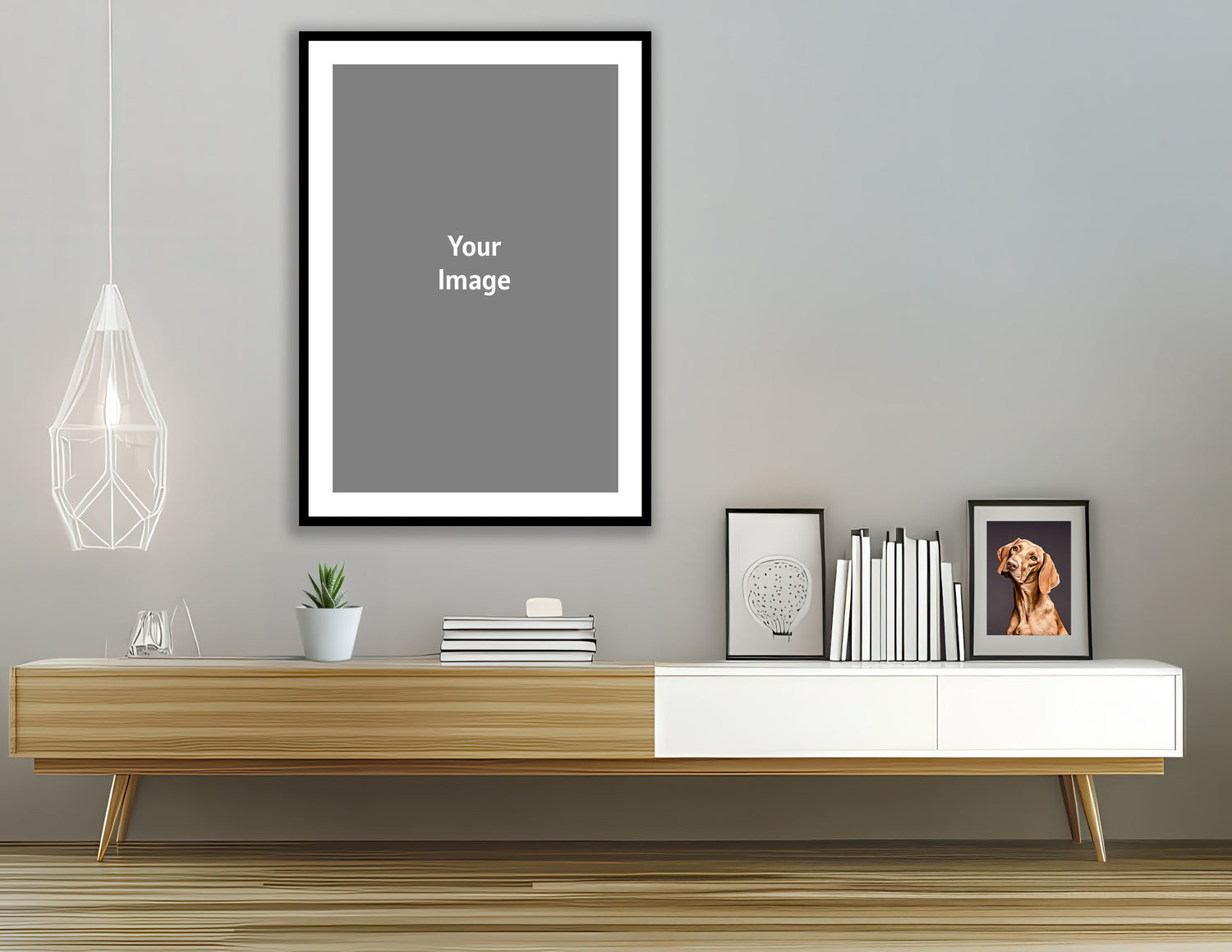 Framed Fine Art Print – Black Wood Frame