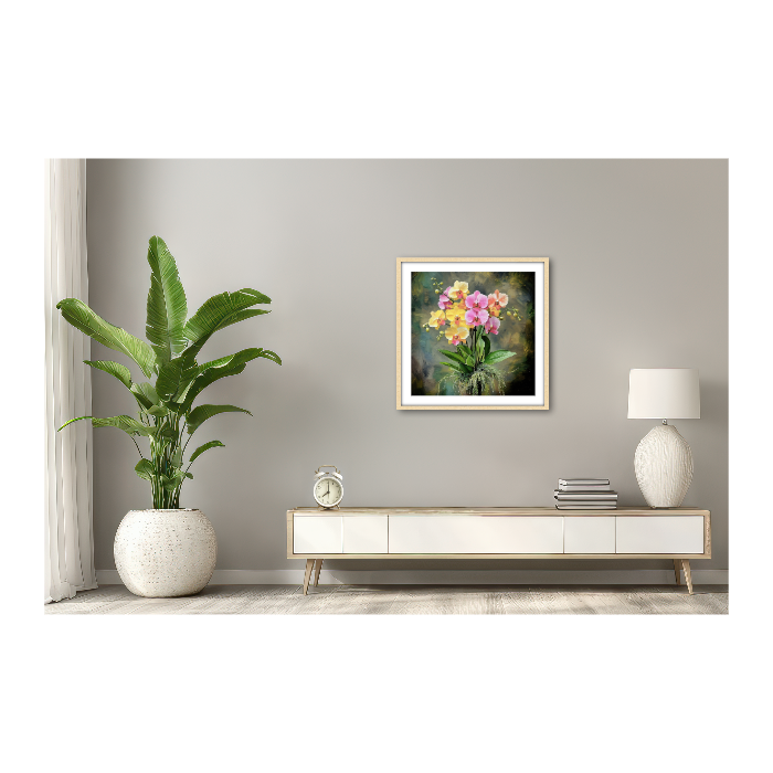 Wood Frame with White Border