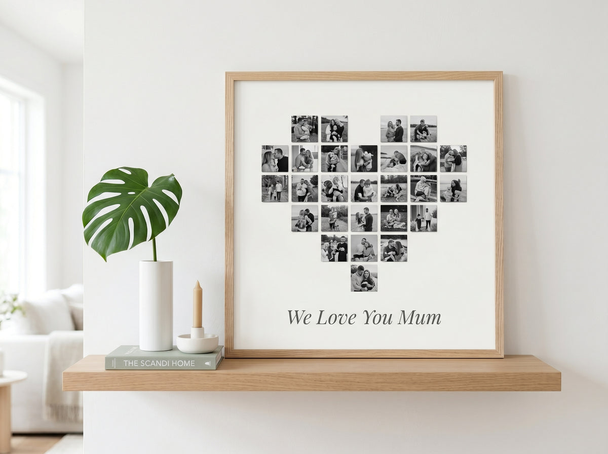 Heart Family Collage