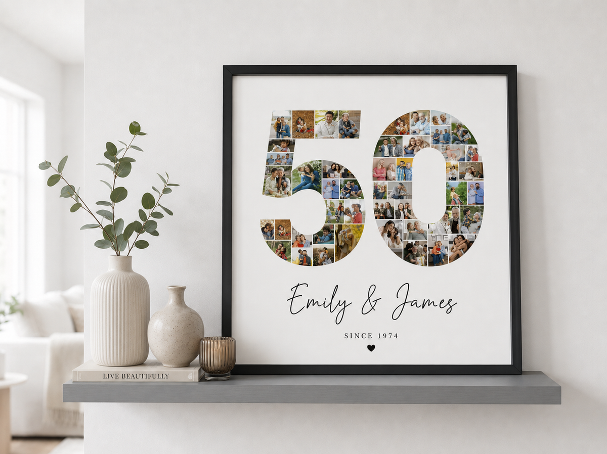 Year Number Collage