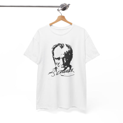 Ataturk Tshirt Black-White