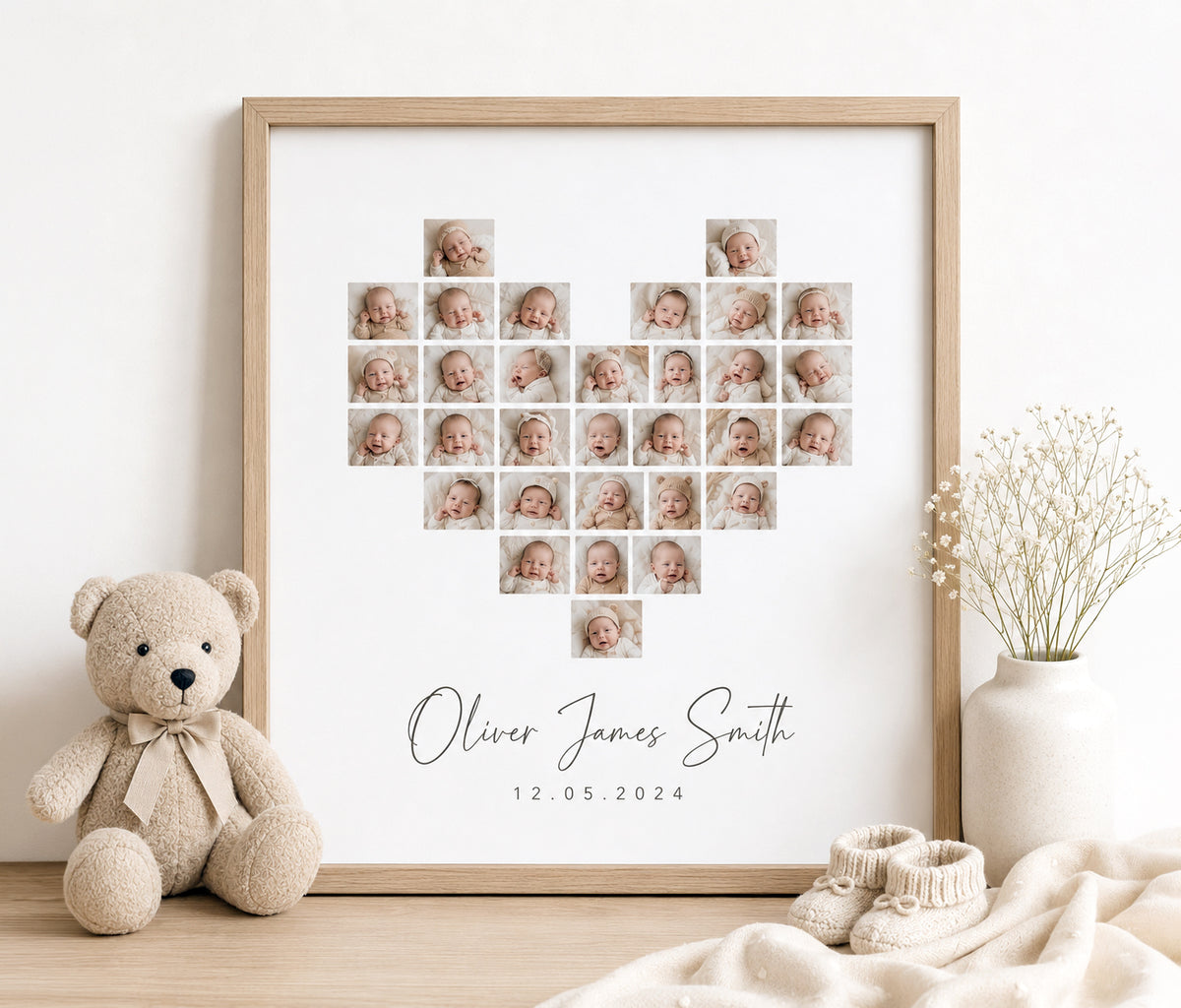 Heart Baby Collage