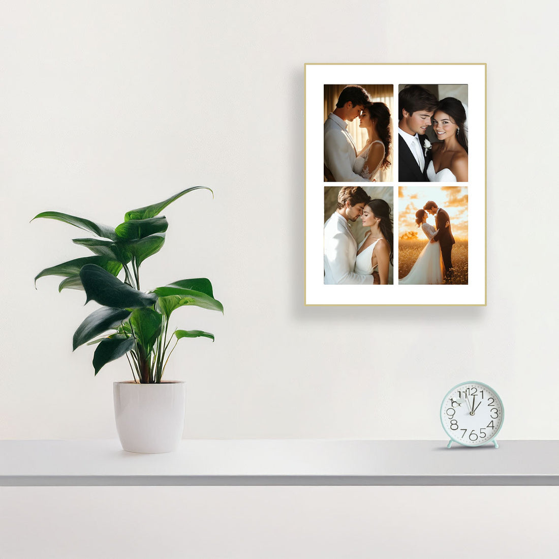 Collage Wooden Art Box Frame