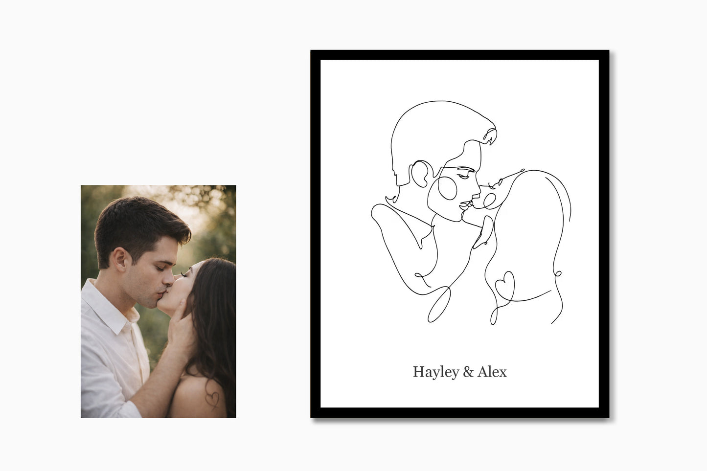 Personalised Line Art Portrait
