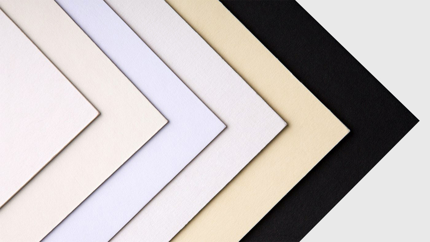 Conservation-grade mat boards.