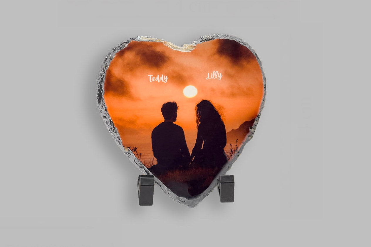 Photo Slate – Natural Stone Personalised Photo Display