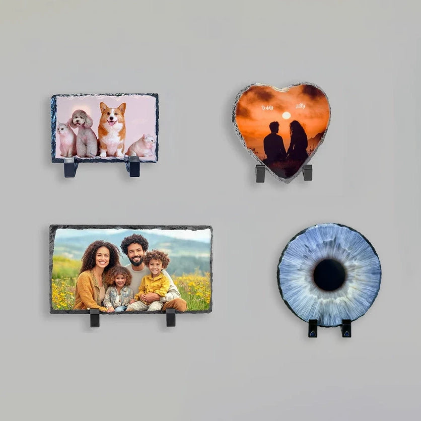Photo Slate – Natural Stone Personalised Photo Display